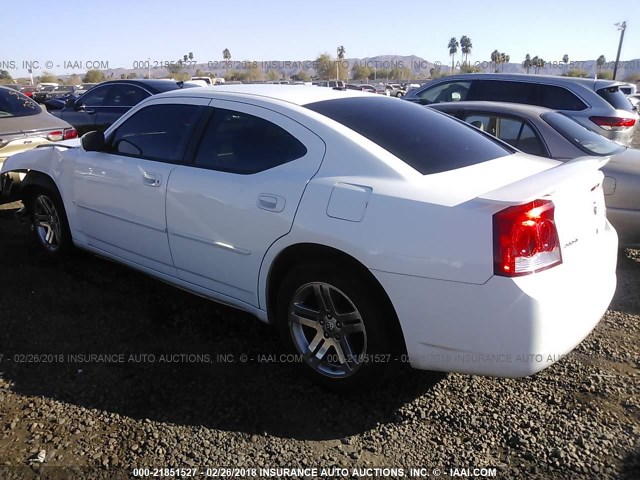 2B3CA3CV6AH286700 - 2010 DODGE CHARGER SXT WHITE photo 3