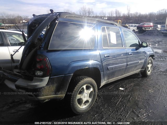 1GNET16S246190681 - 2004 CHEVROLET TRAILBLAZER EXT LS/EXT LT BLUE photo 4