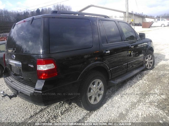 1FMFU15568LA83075 - 2008 FORD EXPEDITION XLT შავი ფოტო 4