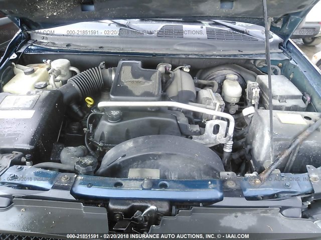 1GNDT13S842412244 - 2004 CHEVROLET TRAILBLAZER LS/LT BLUE photo 10