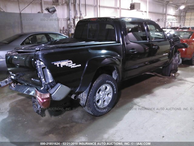 5TELU42N58Z569150 - 2008 TOYOTA TACOMA DOUBLE CAB შავი ფოტო 4