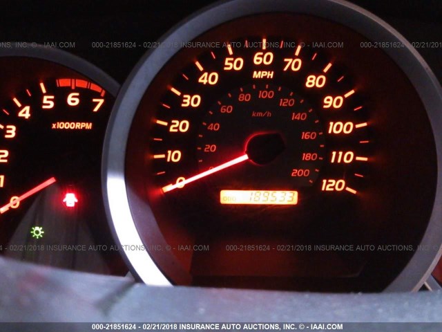 5TELU42N58Z569150 - 2008 TOYOTA TACOMA DOUBLE CAB შავი ფოტო 7