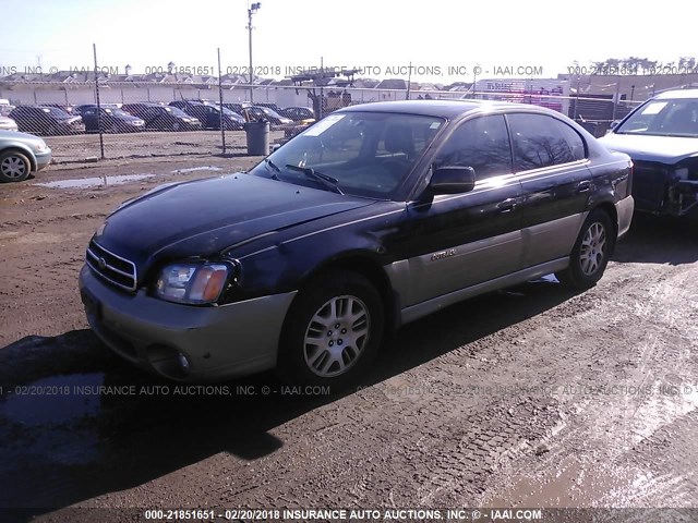 4S3BE896327202146 - 2002 SUBARU LEGACY OUTBACK 3.0 H6/3.0 H6 VDC Dark Brown photo 2