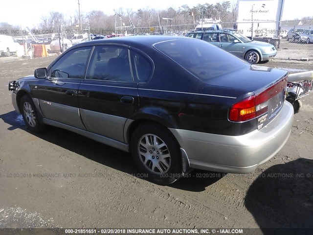 4S3BE896327202146 - 2002 SUBARU LEGACY OUTBACK 3.0 H6/3.0 H6 VDC Dark Brown photo 3