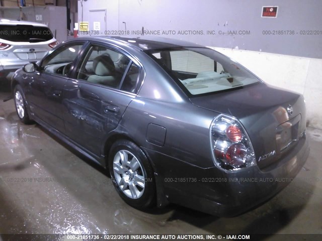 1N4AL11D06C223722 - 2006 NISSAN ALTIMA S/SL GRAY photo 3