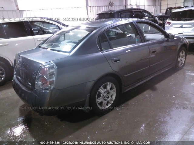 1N4AL11D06C223722 - 2006 NISSAN ALTIMA S/SL GRAY photo 4