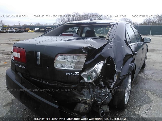 3LNHM26T07R647041 - 2007 LINCOLN MKZ BLACK photo 6