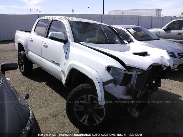 5TFAZ5CN4GX007758 - 2016 TOYOTA TACOMA DBL CAB/SR5/TRD SPORT/OR WHITE photo 1