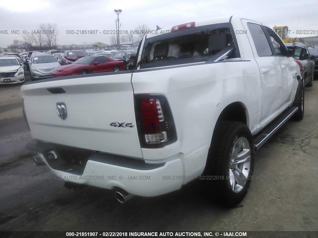 1C6RR7MT7HS738735 - 2017 RAM 1500 SPORT WHITE photo 4