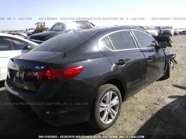 19VDE1F31DE003358 - 2013 ACURA ILX 20 BLACK photo 4