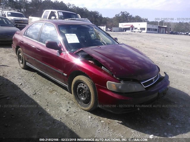 1HGCD5634TA075283 - 1996 HONDA ACCORD LX/EX RED photo 1