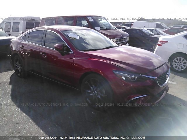 JM1GJ1W53G1464618 - 2016 MAZDA 6 GRAND TOURING RED photo 1