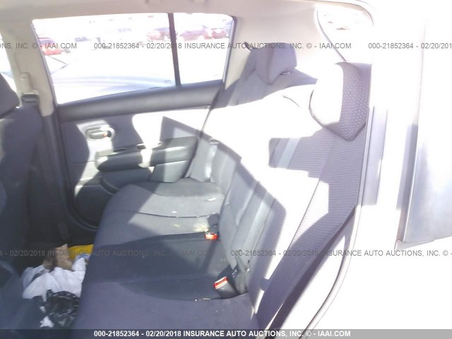 3N1BC13E89L382360 - 2009 NISSAN VERSA S/SL SILVER photo 8