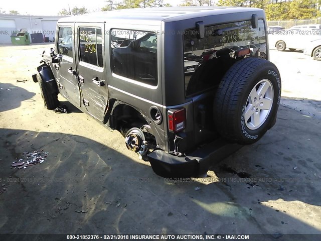 1C4HJWDG7JL820425 - 2018 JEEP WRANGLER UNLIMITE SPORT GRAY photo 3