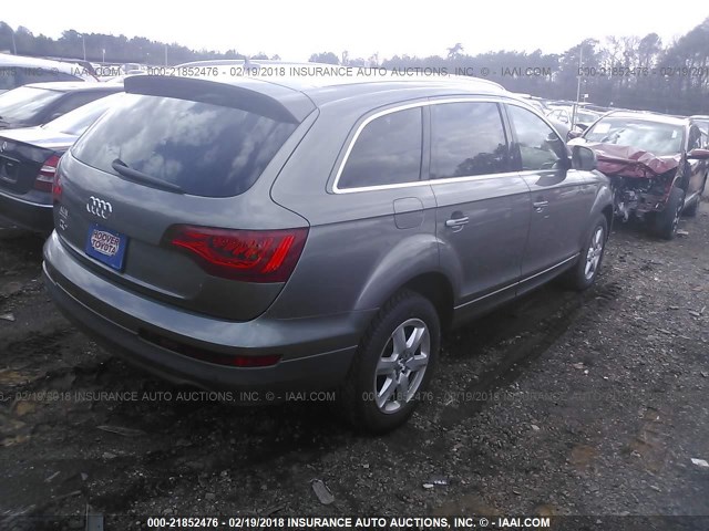 WA1AGAFE8CD000702 - 2012 AUDI Q7 PRESTIGE GRAY photo 4