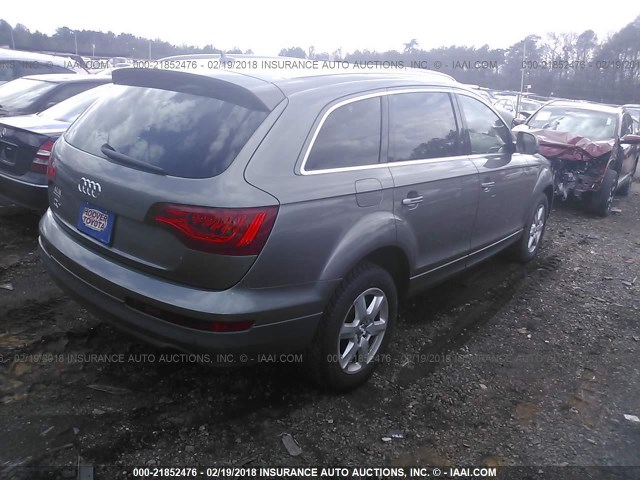 WA1AGAFE8CD000702 - 2012 AUDI Q7 PRESTIGE GRAY photo 4