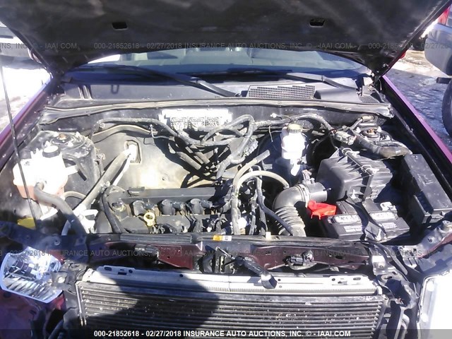 1FMCU9E78CKC05954 - 2012 FORD ESCAPE LIMITED RED photo 10