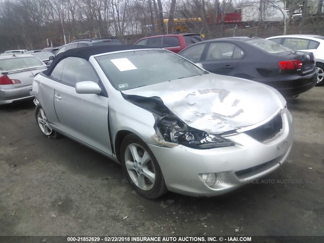 4T1FA38P44U037220 - 2004 TOYOTA CAMRY SOLARA SE/SLE ვერცხლისფერი ფოტო 1