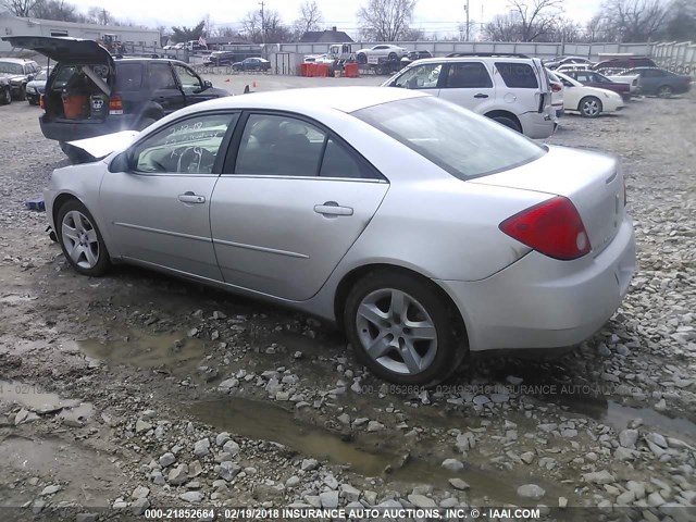 1G2ZG57B494125777 - 2009 PONTIAC G6 SILVER photo 3