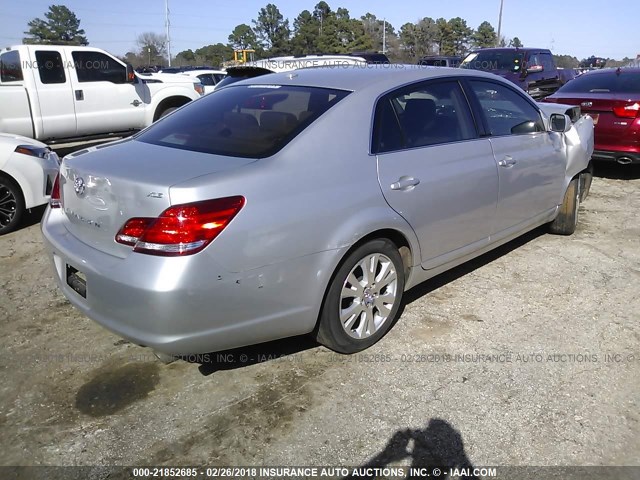 4T1BK3DB6AU370486 - 2010 TOYOTA AVALON XL/XLS/LIMITED SILVER photo 4