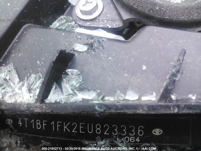 4T1BF1FK2EU823336 - 2014 TOYOTA CAMRY L/SE/LE/XLE WHITE photo 9