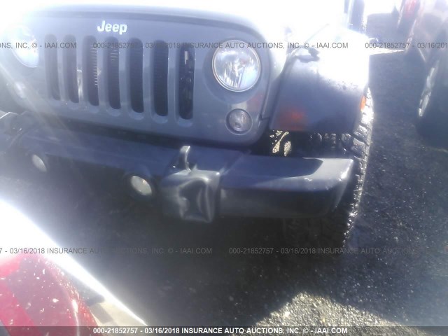 1C4HJWDG5EL159841 - 2014 JEEP WRANGLER UNLIMITE SPORT BLUE photo 6