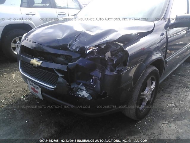 1GNDV23128D143787 - 2008 CHEVROLET UPLANDER LS GRAY photo 6