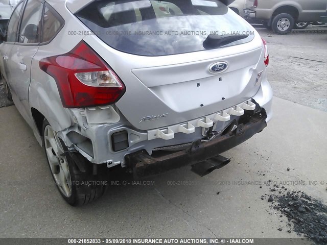 1FADP3L9XDL242927 - 2013 FORD FOCUS ST SILVER photo 6