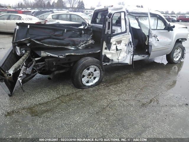 1GCRKSE31BZ260695 - 2011 CHEVROLET SILVERADO K1500 LT SILVER photo 6