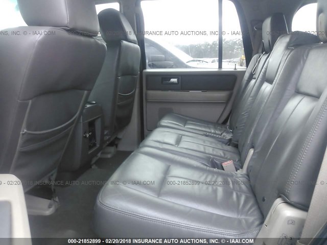 1FMFU15578LA68374 - 2008 FORD EXPEDITION XLT BLACK photo 8