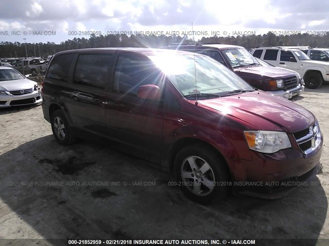 2D4RN3DG3BR634464 - 2011 DODGE GRAND CARAVAN MAINSTREET BURGUNDY photo 1