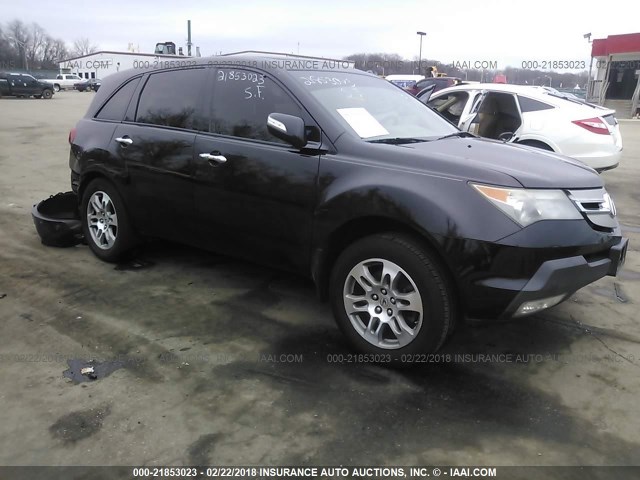 2HNYD28468H512485 - 2008 ACURA MDX TECHNOLOGY BLACK photo 1