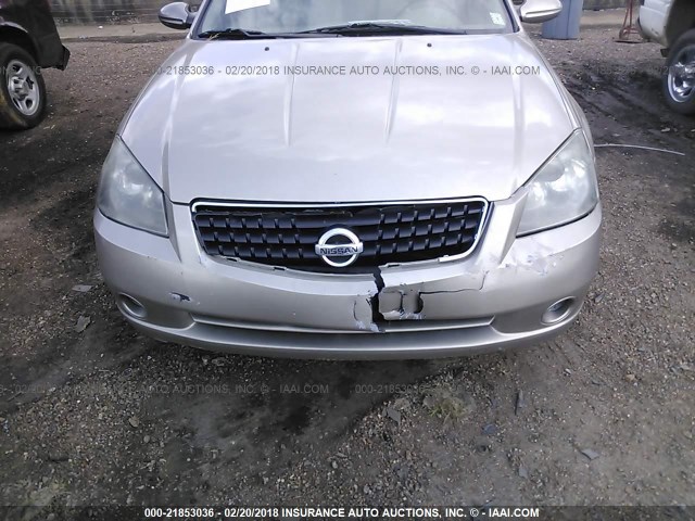 1N4AL11E85C273534 - 2005 NISSAN ALTIMA S/SL Champagne photo 6