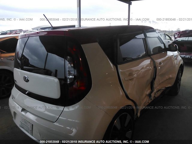 KNDJP3A5XH7465898 - 2017 KIA SOUL + WHITE photo 4