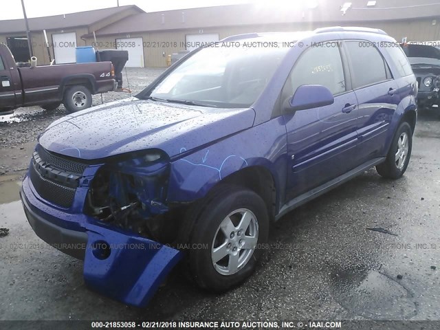 2CNDL73F966158253 - 2006 CHEVROLET EQUINOX LT BLUE photo 2