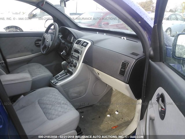 2CNDL73F966158253 - 2006 CHEVROLET EQUINOX LT BLUE photo 5