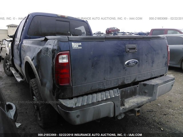 1FTSW2BR2AEA26764 - 2010 FORD F250 SUPER DUTY BLUE photo 3