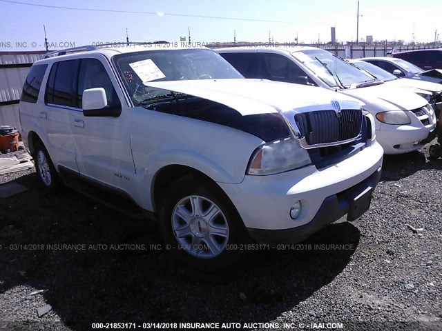 5LMEU68H54ZJ45021 - 2004 LINCOLN AVIATOR WHITE photo 1