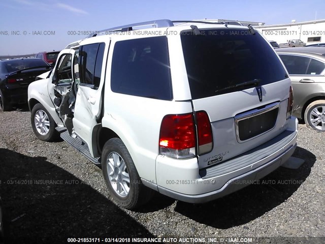 5LMEU68H54ZJ45021 - 2004 LINCOLN AVIATOR 白色 照片 3