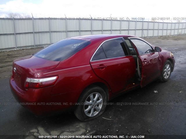 4T1BE46K29U398906 - 2009 TOYOTA CAMRY SE/LE/XLE 红色 照片 4
