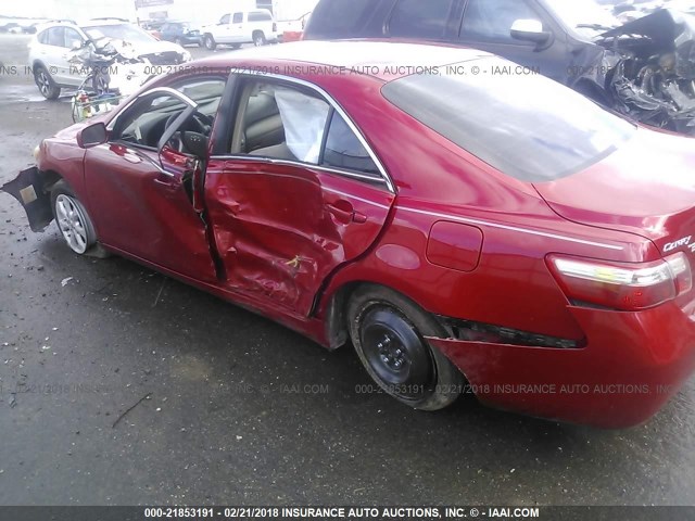 4T1BE46K29U398906 - 2009 TOYOTA CAMRY SE/LE/XLE 红色 照片 6