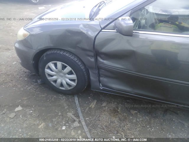 4T1BE32K45U968978 - 2005 TOYOTA CAMRY LE/XLE/SE GRAY photo 6