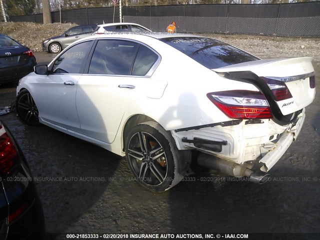 1HGCR2F53GA032478 - 2016 HONDA ACCORD SPORT 白色 照片 3