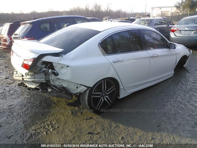 1HGCR2F53GA032478 - 2016 HONDA ACCORD SPORT 白色 照片 4