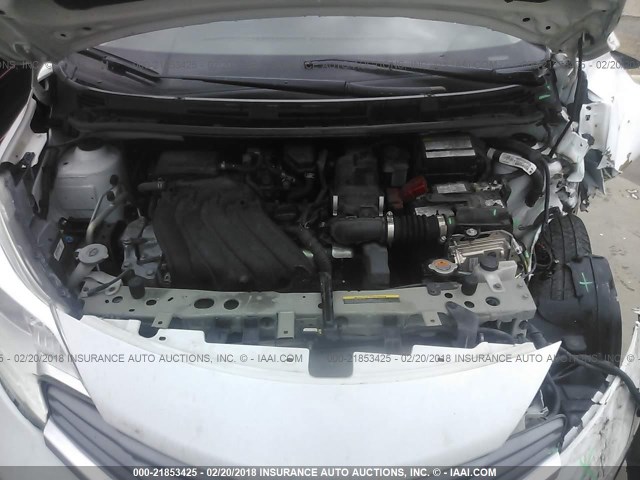 3N1CE2CP8GL386444 - 2016 NISSAN VERSA NOTE S/S PLUS/SV/SL/SR WHITE photo 10