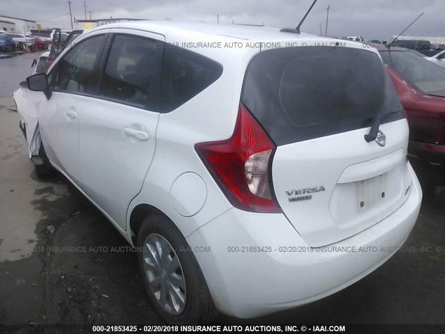 3N1CE2CP8GL386444 - 2016 NISSAN VERSA NOTE S/S PLUS/SV/SL/SR WHITE photo 3