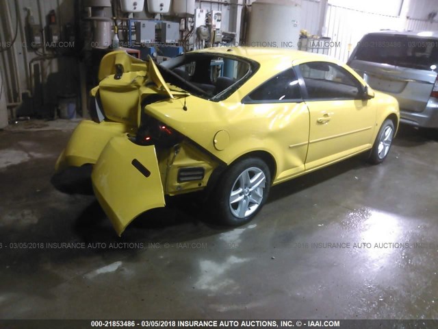 1G2AL15F277350931 - 2007 PONTIAC G5 YELLOW photo 4