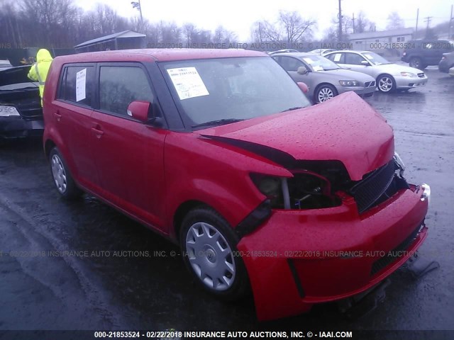 JTLKE50E191095957 - 2009 TOYOTA SCION XB RED photo 1