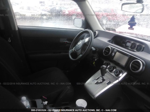 JTLKE50E191095957 - 2009 TOYOTA SCION XB RED photo 5