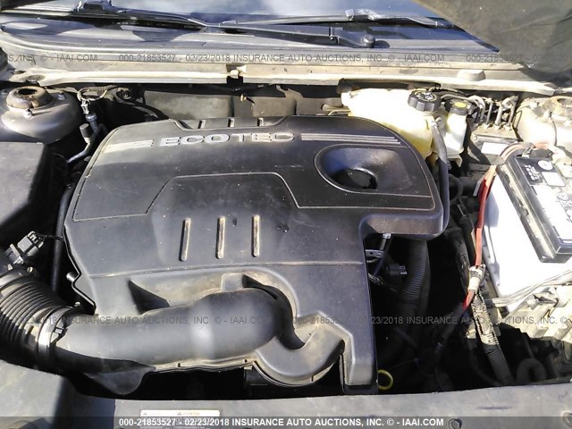 1G1ZG57B48F159726 - 2008 CHEVROLET MALIBU LS თაფლისფერი ფოტო 10